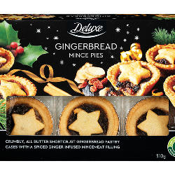 Deluxe All Butter Gingerbread Mince Pies 