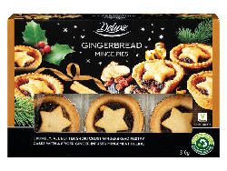 Deluxe All Butter Gingerbread Mince Pies 