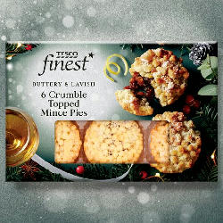 Tesco Finest Crumble Topped Mince Pies