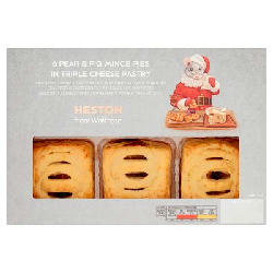 Heston from Waitrose Pear & Fig MincePies in Cheese Pastry