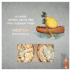 Heston from Waitrose Spiced Mince Pies with a Lemon Twist